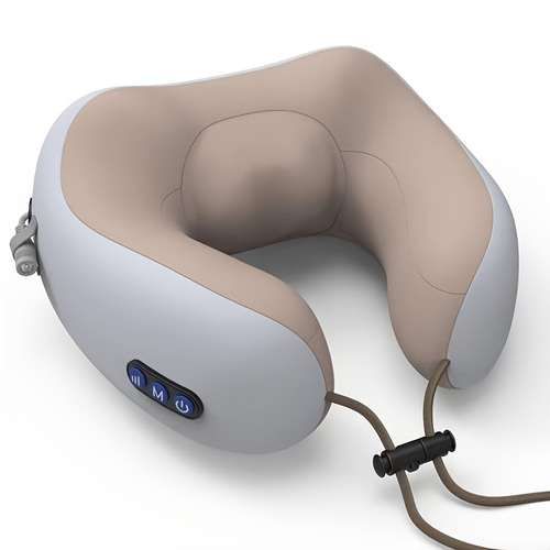Portable U-Shaped Electric Massage Pillow for Home, Car, and Outdoor Relaxation